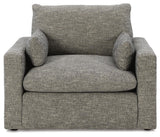 Dramatic Oversized Chair and Ottoman