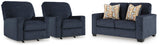 Aspen Loveseat and 2 Recliners