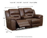 Stoneland Power Reclining Loveseat with Console
