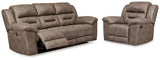 Bridgewater Power Reclining Sofa and Manual Recliner