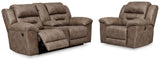 Bridgewater Reclining Loveseat and Power Recliner