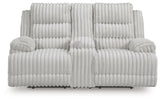 Rhines Falls Power Reclining Loveseat with Console