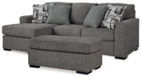 Norwood Sofa Chaise and Ottoman