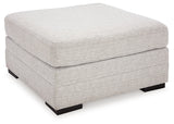 Heatherstone 3-Piece Sectional and Oversized Accent Ottoman