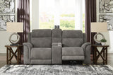 Havenridge Power Reclining Loveseat with Console