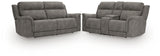 Havenridge Power Reclining Sofa and Loveseat