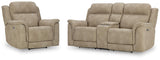 Havenridge Power Reclining Loveseat and Power Recliner