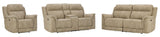 Havenridge Power Reclining Sofa, Loveseat and Recliner