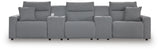 Westbridge 5-Piece Reclining Sectional with Consoles