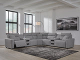 Westbridge 7-Piece Power Reclining Sectional with Audio Consoles