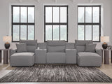 Westbridge 5-Piece Power Reclining Sectional with Chaise and Consoles