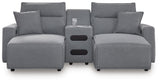 Westbridge 3-Piece Power Reclining Sectional with Chaise and Audio Console