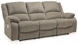 Draycoll Power Reclining Sofa and Loveseat Set