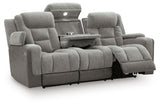 Mixed Motion Power Reclining Sofa