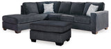 Ashbury 2-Piece Sectional with Chaise and Ottoman