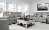 Nobleton Performance Fabric Dual Power Reclining Sofa and Loveseat