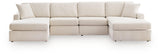 Solstice 4-Piece Double Storage Chaise Sectional