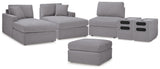 Solstice 5-Piece Sectional and Ottoman