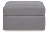 Solstice 4-Piece Sectional and Oversized Accent Ottoman