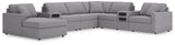 Solstice 8-Piece Sectional with Audio System and Chaise