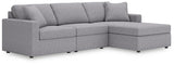Solstice 3-Piece Sectional Sofa Storage Chaise