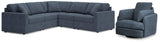 Solstice 5-Piece Sectional with Recliner