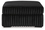 Midnight-Madness Sofa and Oversized Ottoman