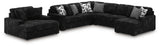 Nightfall 4-Piece Sectional and Oversized Chaise
