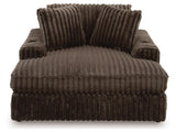 Nightfall Loveseat, Oversized Chaise and Ottoman