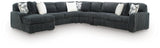 Midnight-Madness 5-Piece Sectional with Chaise