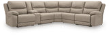Narwhal Place 6-Piece Reclining Sectional with Storage Console