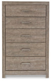 Culverbach Panel Bed, Dresser, Mirror, Chest and 2 Nightstands