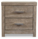 Culverbach Panel Bed and Nightstand