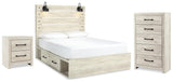 Averly Storage Bed, Chest and Nightstand