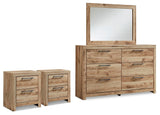 Weston Dresser, Mirror and 2 Nightstands