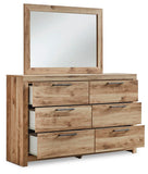Hyanna Panel Storage Bed, Dresser, Mirror and Nightstand