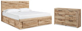 Weston Panel Storage Bed and Dresser