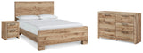 Weston Panel Bed, Dresser, and Nightstand