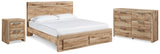 Weston Panel Storage Bed, Dresser and Nightstand