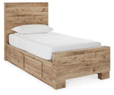 Weston Panel Bed with 1 Side Storage