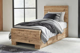 Weston Panel Bed with 1 Side Storage