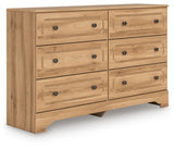 Aleaport Panel Bed with Dresser and Nightstand