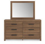 Dunridge Panel Bed, Dresser and Mirror