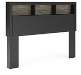 Dunridge Lighted Bookcase Headboard