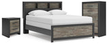Dunridge Bookcase Bed, Chest and Nightstand