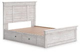 Makidern Panel Storage Bed