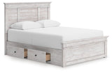 Makidern Panel Storage Bed