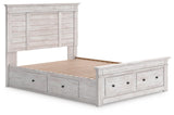 Makidern Panel Storage Bed