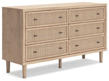Cielden Panel Bed with Dresser and 2 Nightstands