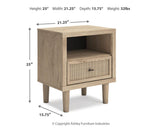 Cielden Panel Bed with 2 Nightstands